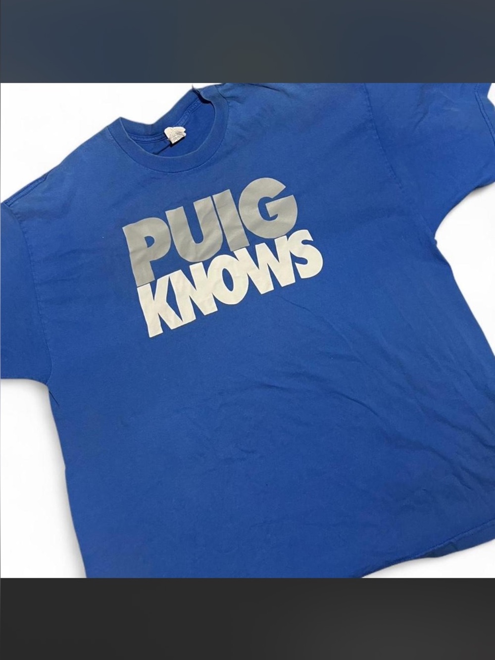 Alstyle Puig Knows Dodgers MLB Graphic Tee - Picture 2 of 5
